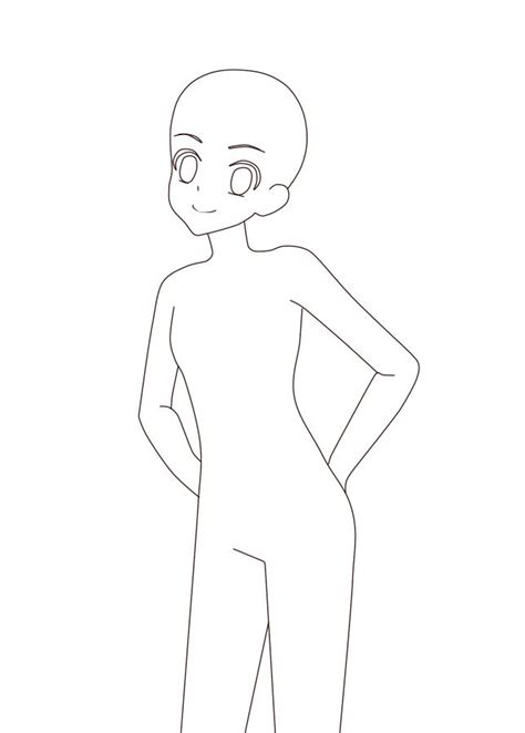 anime body base drawing|anime body base.